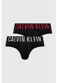 Calvin Klein Underwear Slipy (2-pack) męskie kolor czarny. Kolor: czarny