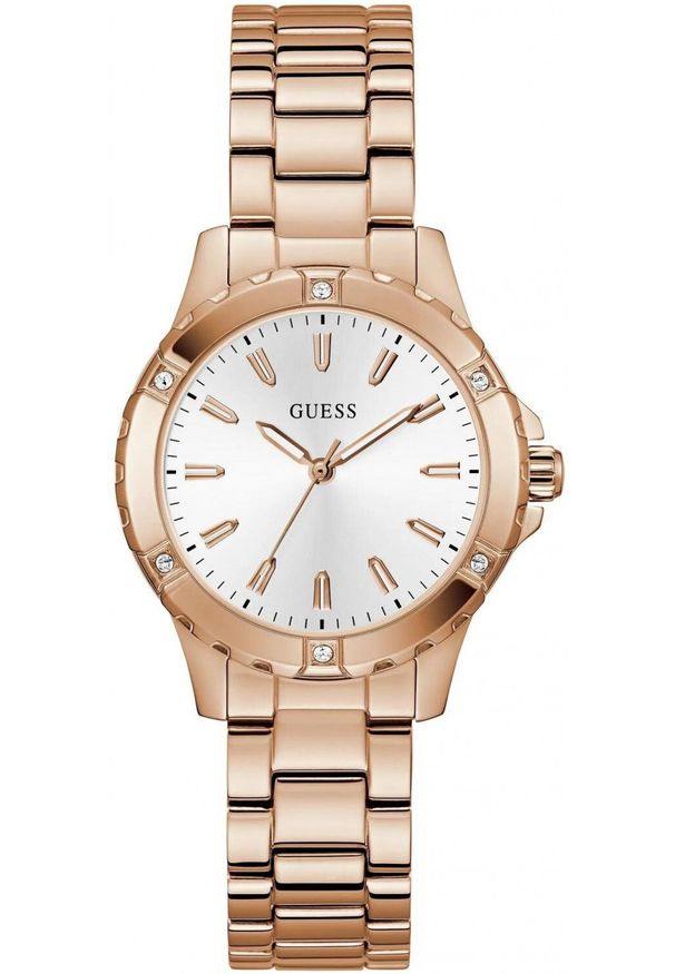Zegarek damski Guess GW0948L5 różowe złoto. Kolor: różowy, złoty, wielokolorowy