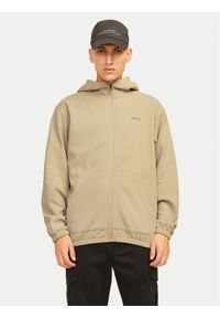 Jack & Jones Bluza Basic 12261373 Beżowy Regular Fit. Kolor: beżowy. Materiał: syntetyk #1