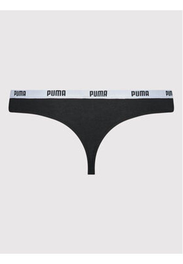 Puma Komplet 3 par stringów 907590 Kolorowy. Materiał: bawełna. Wzór: kolorowy