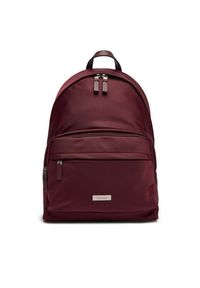 Calvin Klein Plecak Sleek Round LV04D3143G Bordowy. Kolor: czerwony. Materiał: materiał #4