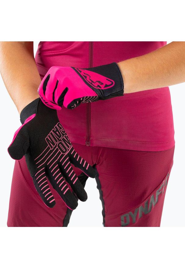 Dynafit - Rękawiczki rowerowe DYNAFIT Ride. Kolor: czarny, wielokolorowy, różowy