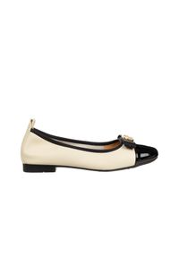 Baleriny Loretta Vitale E40304B Beige 514249, Beżowy, Skóra naturalna - 36. Okazja: na co dzień. Kolor: beżowy. Materiał: skóra. Szerokość cholewki: normalna. Styl: elegancki, casual #1