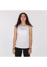Damski Tanktop Joma Oasis Biały XL - Oddychający i Lekki. Kolor: biały. Materiał: bawełna. Sport: fitness