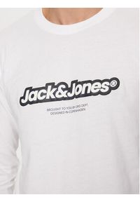 Jack & Jones - Jack&Jones Longsleeve Vesterbro 12266419 Biały Relaxed Fit. Kolor: biały. Materiał: bawełna. Długość rękawa: długi rękaw #5