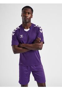 Koszulka piłkarska z krótkim rękawem męska Hummel Core XK Poly Jersey S/S. Kolor: biały, czerwony, wielokolorowy, niebieski. Materiał: jersey. Długość rękawa: krótki rękaw. Długość: krótkie. Sport: piłka nożna
