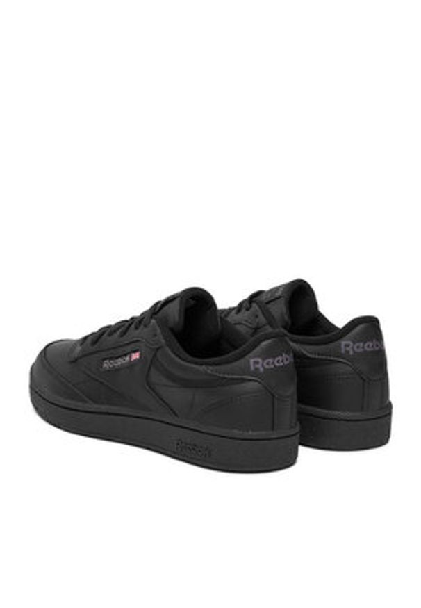 Reebok Sneakersy EO-CLUB C 85 100000153 Czarny. Kolor: czarny. Materiał: skóra. Model: Reebok Club