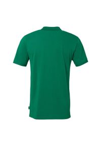 KEMPA - Koszulka polo dla dzieci Kempa Prime. Typ kołnierza: polo. Kolor: czarny, biały, zielony, wielokolorowy. Wzór: haft, napisy. Styl: sportowy