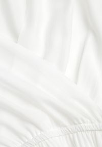 Born2be - Biała Sukienka Cephemus. Kolor: biały. Materiał: materiał. Wzór: jednolity, gładki. Sezon: lato. Typ sukienki: rozkloszowane, kopertowe. Styl: wakacyjny. Długość: maxi #7