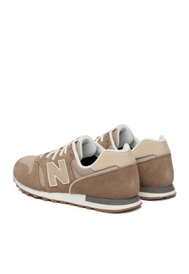 New Balance Sneakersy C-M3737WA Beżowy. Kolor: beżowy. Materiał: zamsz, skóra