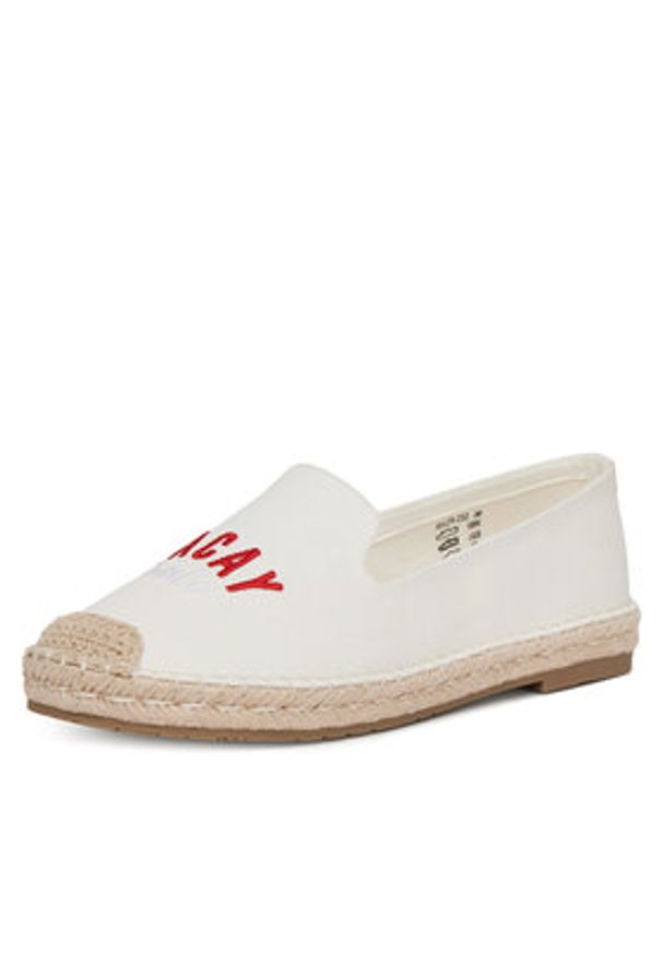 DeeZee Espadryle MXCR-232 Biały. Kolor: biały. Materiał: materiał