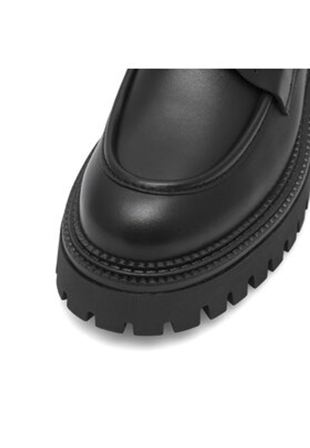 Eva Minge Loafersy SARAH-8049 Czarny. Kolor: czarny. Materiał: skóra