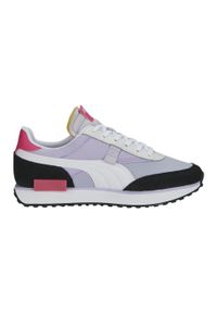Buty do chodzenia damskie Puma Future Rider Play ON. Zapięcie: sznurówki. Kolor: wielokolorowy. Materiał: guma, materiał, syntetyk. Szerokość cholewki: normalna. Sport: turystyka piesza