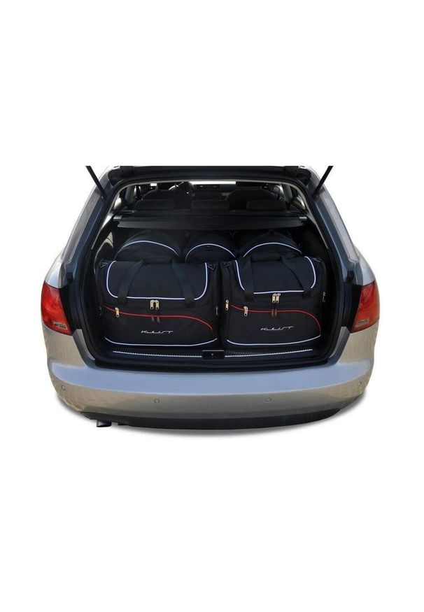 KJUST - Torby Do Bagażnika Audi A4 Avant 2004-2008 5Szt Kjust. Kolor: czarny. Styl: sportowy