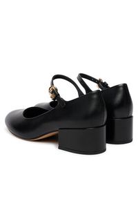 TOMMY HILFIGER - Tommy Hilfiger Czółenka Heeled Maryjane Buckle FW0FW09347 Czarny. Kolor: czarny. Materiał: skóra #6