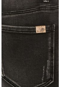 Desigual - Jeansy Luci. Stan: podwyższony. Kolor: czarny. Materiał: jeans #4