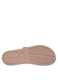 Crocs Klapki Brooklyn Low Wedge Sandal W 207431 Granatowy. Kolor: niebieski