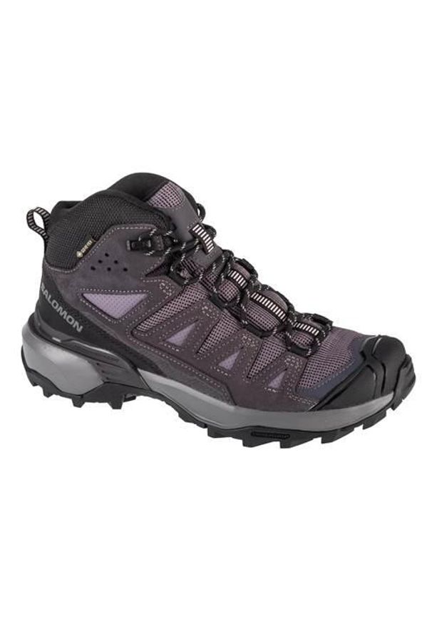 salomon - Buty trekkingowe damskie Salomon X Ultra 360 Ltr Mid Gtx W. Wysokość cholewki: za kostkę. Kolor: szary. Materiał: syntetyk, materiał. Szerokość cholewki: normalna. Styl: sportowy
