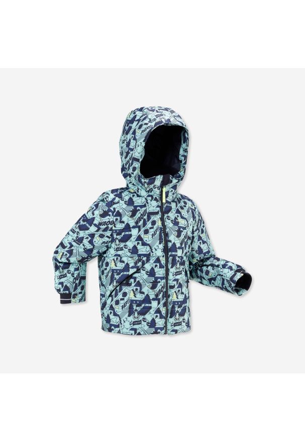 WEDZE - Kurtka narciarska dla dzieci Wedze 180 Warm. Kolor: niebieski. Materiał: polar. Sezon: zima. Sport: narciarstwo