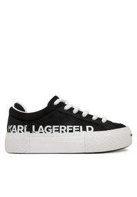 Karl Lagerfeld - KARL LAGERFELD Sneakersy KL60722 Czarny. Kolor: czarny. Materiał: skóra, zamsz