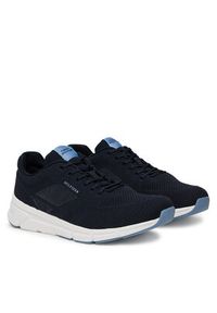 TOMMY HILFIGER - Tommy Hilfiger Sneakersy Modern Comfort Run Knit FM0FM05524 Granatowy. Kolor: niebieski. Materiał: materiał. Sport: bieganie #4