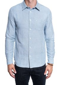 Wrangler - KOSZULA MĘSKA WRANGLER LS 1PKT SHIRT REAL WHITE W5A9LOXW1 112130088 #4