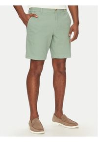 BOSS Szorty materiałowe H-Slice 50543951 Zielony Slim Fit. Kolor: zielony. Materiał: bawełna #1