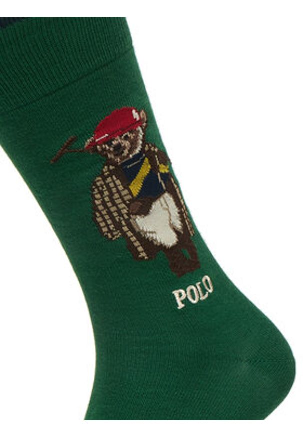 Polo Ralph Lauren Skarpety długie 449P15965001 Zielony. Kolor: zielony. Materiał: bawełna