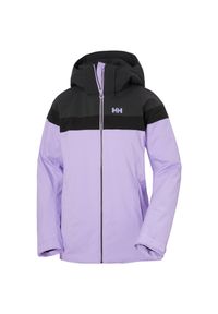 Damska kurtka narciarska Helly Hansen Motionista Lifaloft. Kolor: fioletowy. Sezon: zima. Sport: narciarstwo #1