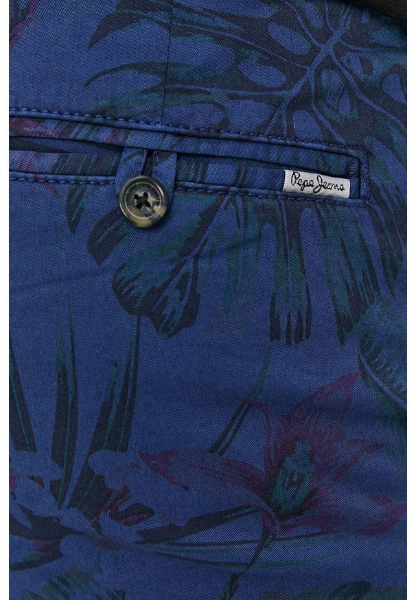 Pepe Jeans - Szorty Mc Queen. Kolor: niebieski. Materiał: tkanina