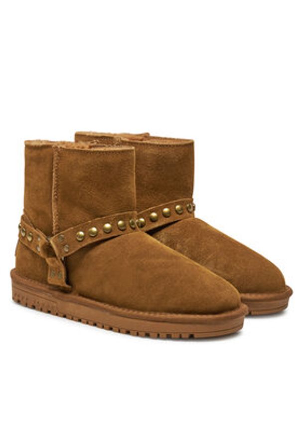Pepe Jeans Śniegowce PLS50532 Brązowy. Kolor: brązowy. Materiał: zamsz, skóra