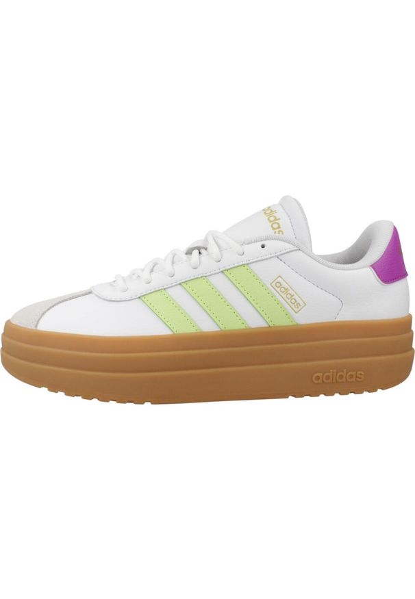 Adidas - Buty ADIDAS VL COURT BOLD Biały. Kolor: biały. Materiał: syntetyk, tkanina, skóra. Styl: sportowy