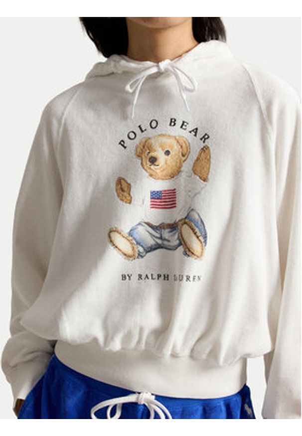 Polo Ralph Lauren Bluza 211A12745001 Biały Regular Fit. Typ kołnierza: polo. Kolor: biały. Materiał: bawełna