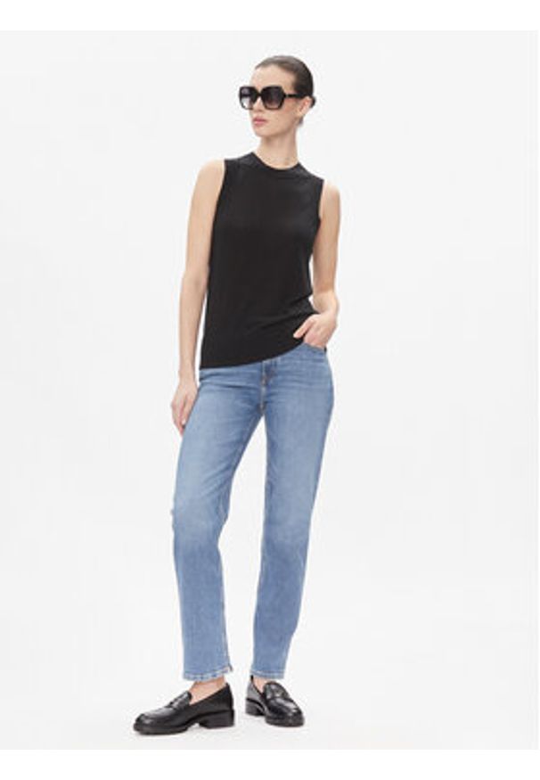 TOMMY HILFIGER - Tommy Hilfiger Jeansy Classic Straight Rw Mel WW0WW40634 Niebieski Straight Leg. Kolor: niebieski