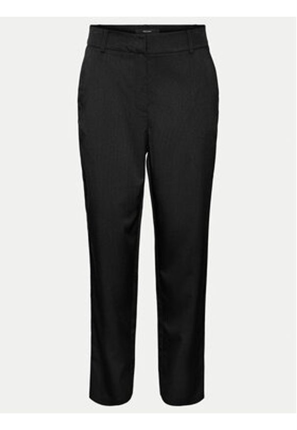 Vero Moda Chinosy Nila 10320940 Czarny Tapered Fit. Kolor: czarny. Materiał: syntetyk