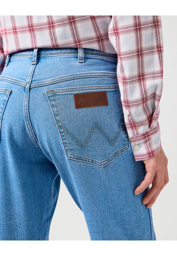 Wrangler - WRANGLER MĘSKIE SPODNIE JEANSOWE TEXAS SKYLINE SPLASH 112362344
