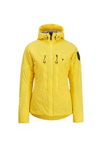 Kurtka narciarska damska Silvini Women Jacket Lupa WJ2102. Kolor: czarny, wielokolorowy, zielony, żółty, brązowy. Technologia: Primaloft. Sport: narciarstwo