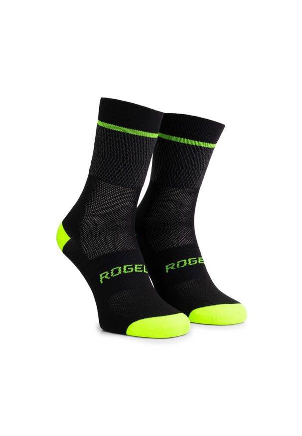 ROGELLI - Skarpetki Rogelli Hero II. Kolor: wielokolorowy, szary, czarny, zielony. Sport: kolarstwo