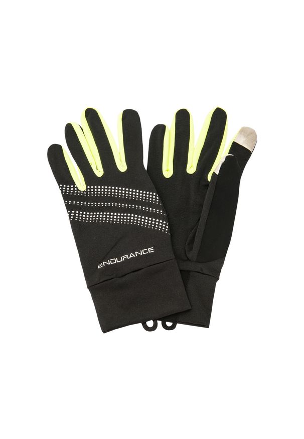 ENDURANCE - Rękawiczki do biegania Endurance Sherman. Kolor: żółty