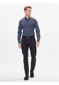 Calvin Klein Koszula K10K112311 Granatowy Slim Fit. Kolor: niebieski. Materiał: bawełna #4