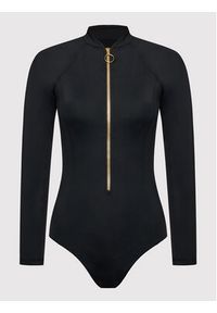 Seafolly Strój kąpielowy Zip Front 10936-942 Czarny. Kolor: czarny. Materiał: syntetyk #5