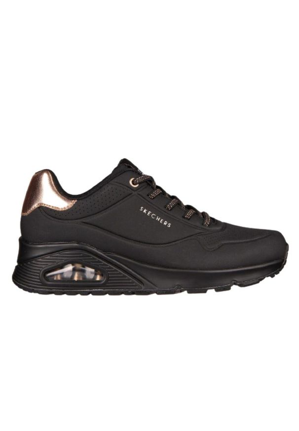 skechers - Buty do chodzenia damskie Skechers Uno Golden Air. Zapięcie: sznurówki. Kolor: żółty, wielokolorowy, czarny. Materiał: guma, materiał, syntetyk. Szerokość cholewki: normalna. Sport: turystyka piesza