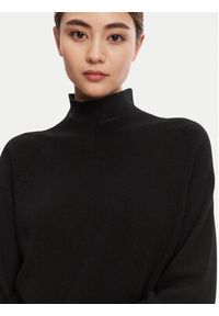Marella Golf Ismaele 2523366394 Czarny Oversize. Typ kołnierza: golf. Kolor: czarny. Materiał: syntetyk, wiskoza #4