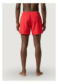 EA7 Emporio Armani Szorty kąpielowe 7M002001 AF14497 M5096 Czerwony Regular Fit. Kolor: czerwony. Materiał: syntetyk #4