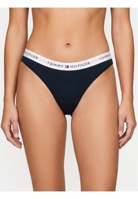 TOMMY HILFIGER - Tommy Hilfiger Komplet stringów UW0UW05530 Granatowy. Kolor: niebieski. Materiał: bawełna #1