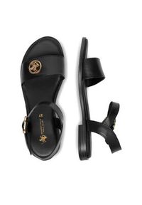 Beverly Hills Polo Club Sandały EO-WI16-BAGA-02 Czarny. Kolor: czarny. Materiał: skóra #5