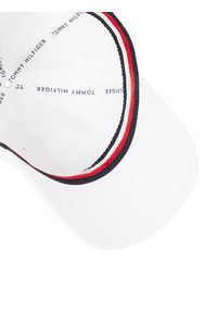 TOMMY HILFIGER - Tommy Hilfiger Czapka z daszkiem Essential Flag Soft Cap AW0AW17131 Biały. Kolor: biały. Materiał: materiał, bawełna #3