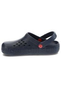 Big-Star - Niebieskie Klapki Big Star Wodoodporne Buty Damskie. Okazja: do domu, na co dzień. Kolor: niebieski. Materiał: materiał. Styl: sportowy, elegancki, klasyczny, casual, wakacyjny #4