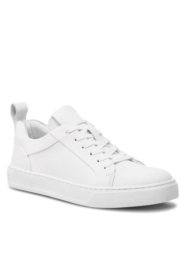 Gino Rossi Sneakersy IBIZA-01 Biały. Kolor: biały. Materiał: skóra