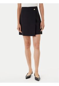 Hugo - HUGO Spódnica mini Raluni 50547624 Czarny Regular Fit. Kolor: czarny. Materiał: syntetyk